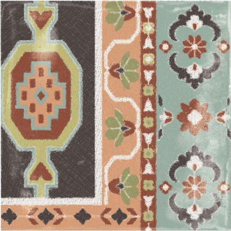 Керамогранит 0003351 PLAY CARPET MIX MULTICOLOR 20x20