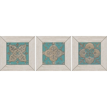 Керамогранит ID57 Меранти белый мозаичный 13х13