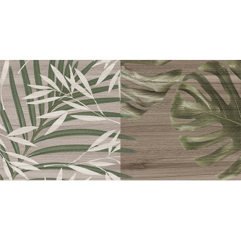 Плитка 08-01-17-2454 Organic табачный узор 20х40