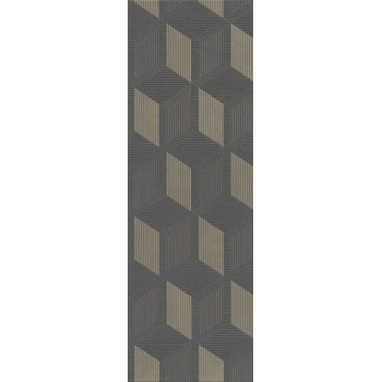 Плитка HGD/B428/12144R Декор Морандо серый темный обрезной 25*75