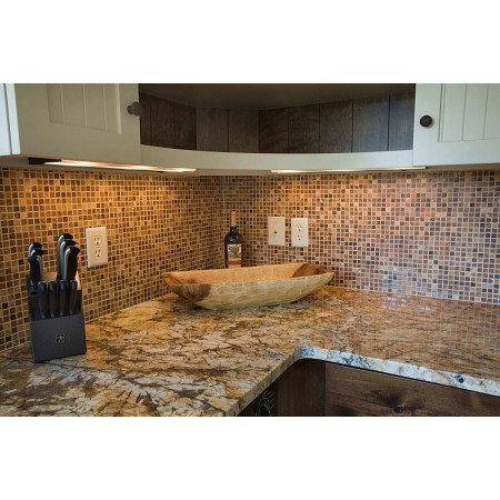 Мозаика №2201 микс белый матовый-черный колотый матовый-черный-платина рифленый низ (1.5х1.5) 30х30