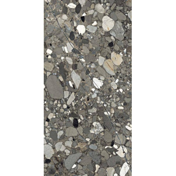 Керамогранит CR209 Arseno Nero carving 600х1200х9