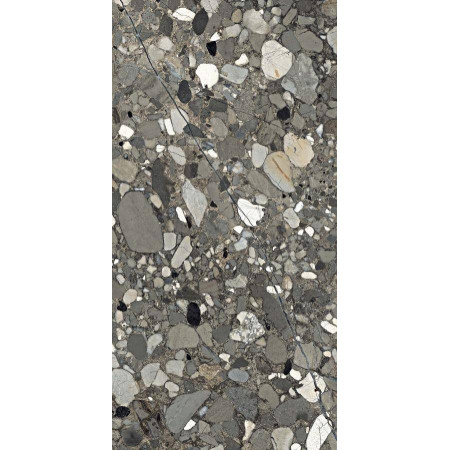 Керамогранит CR209 Arseno Nero carving 600х1200х9