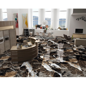 Керамогранит Kvill Black High Glossy 60x120