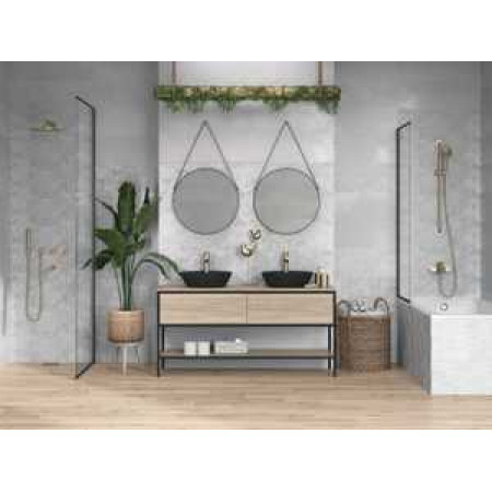 Плитка BVU093 Bosco Verticale цветы серый 25х75