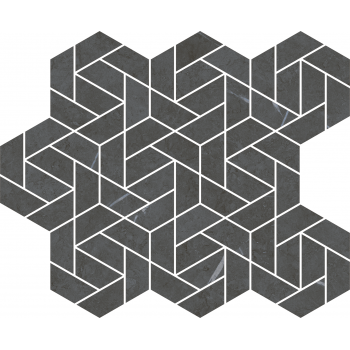 Мозаика 620110000158 Metropolis Imperial Black Mosaico Icon 28.6x34.7