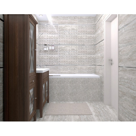 Плитка Декор Echo Elemental серый 30х60