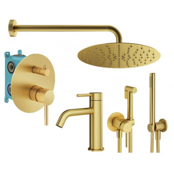 Комплект для душа Plumberia Selection IXO KITZXO18OB53