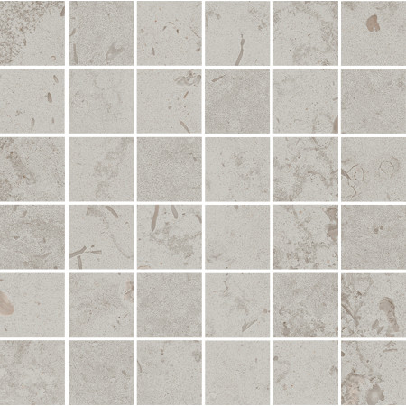 Мозаика DD2053/MM Декор Про Лаймстоун серый светлый матовый мозаичный 30х30