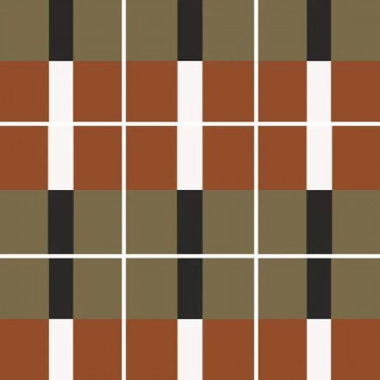 Керамогранит 27687 BAUHOME BAND WARM 20x20