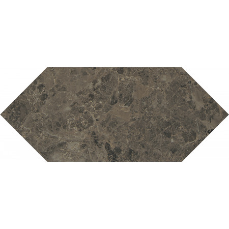 Плитка 35014 Бикуш коричневый глянцевый 14х34