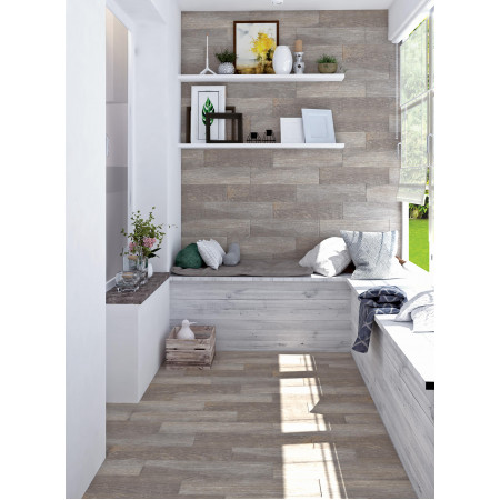 Керамогранит Sava серый 14,7х59,4