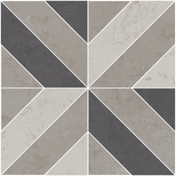 Керамогранит ID124 Декор Про Лаймстоун серый матовый 60х60