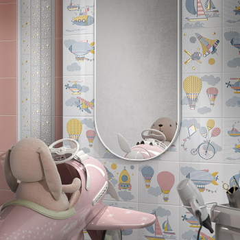 Плитка VT/A373/5009	Декор Бон Вояж Ракета 20x20