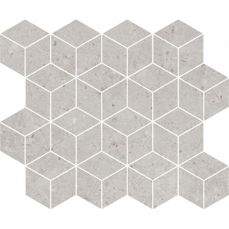 Мозаика T017/14053 Декор Риккарди мозаичный серый светлый матовый 45x37,5