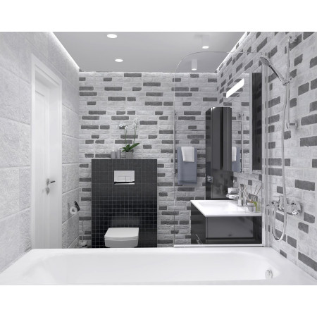 Керамогранит Loft чёрный 30х60