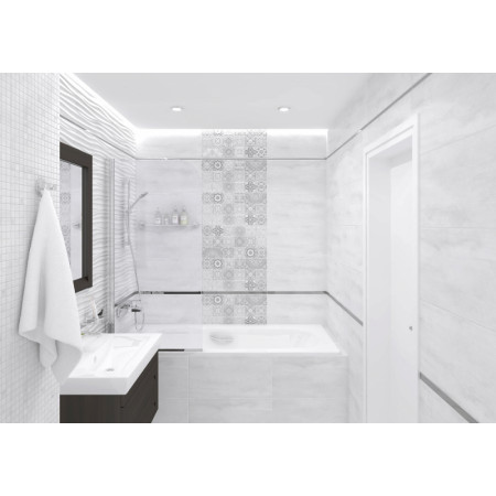 Плитка Декор Concrete Trigger серый 30х60