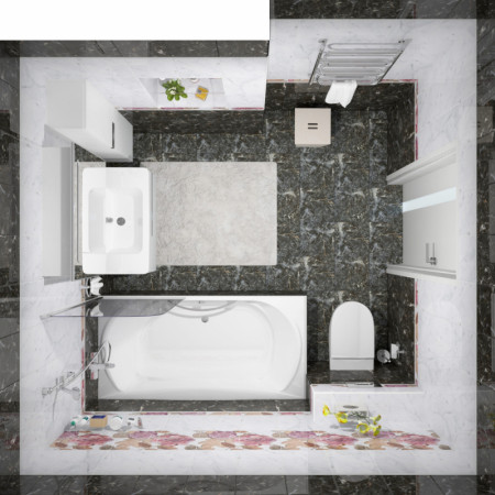 Плитка Декор Argos круг d12 25х40