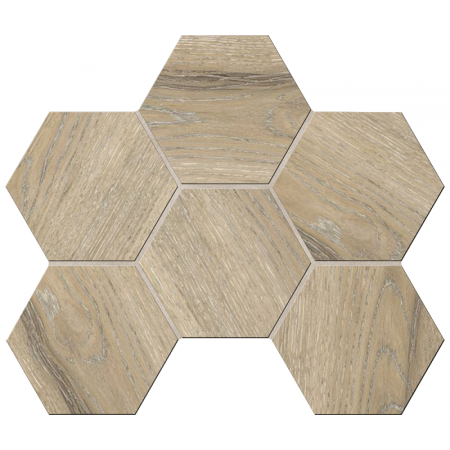 Мозаика Мозаика DA02 Hexagon Rusty Beige 25x28.5