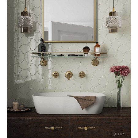 Плитка 21767 Scale Hexagon White Matt 10,7х12,4