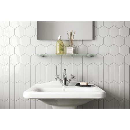 Плитка 23359 CHEVRON WALL DARK GREY RIGHT 5,2x18,6