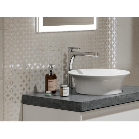 Плитка 8340 Туф бежевый светлый глянцевый 20х30