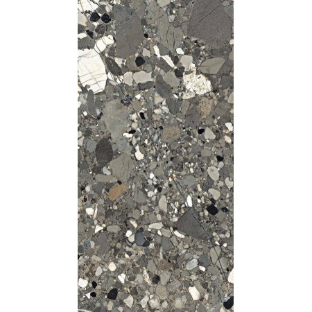 Керамогранит CR209 Arseno Nero carving 600х1200х9