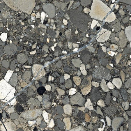 Керамогранит CR106 Arseno Nero carving 600х600х9