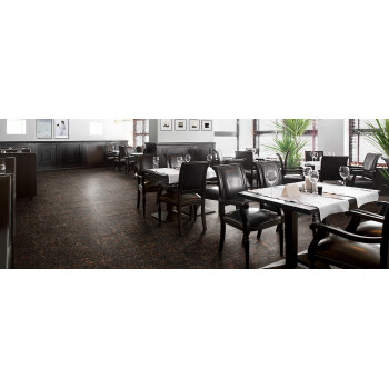 Керамогранит Skirting Catrine Black / Плинтус Катрин Черный LLR 120х6