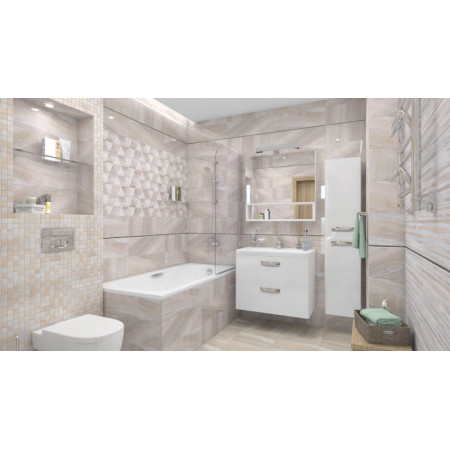 Мозаика Diadema бежевый+белый 30х30