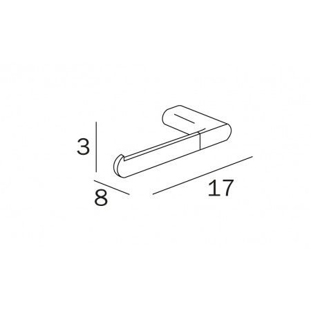 Держатель туалетной бумаги INDA MITO A2025ANC