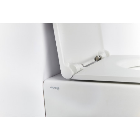 Комплект унитаза с крышкой GALASSIA KIT DREAM 7317MT Slim