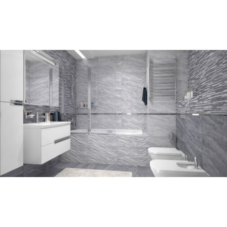 Плитка Pegas серый мозаика 17-10-06-1178 20х60