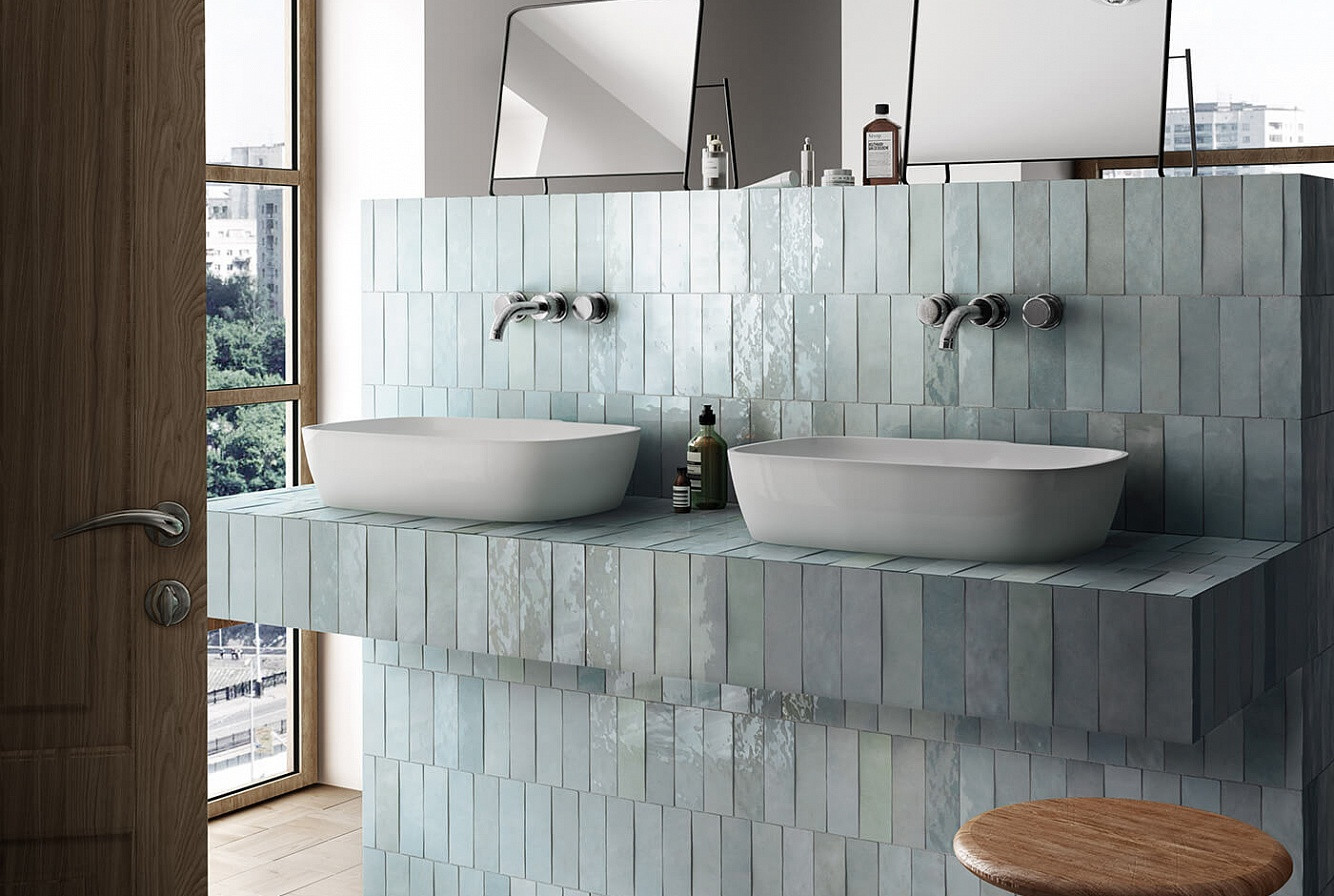 Плитка 24490 JOLLY ARTISAN COLONIAL BLUE 1,2X20