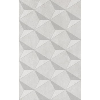 Плитка HGD/A583/6437 Декор Корредо серый светлый матовый 25x40