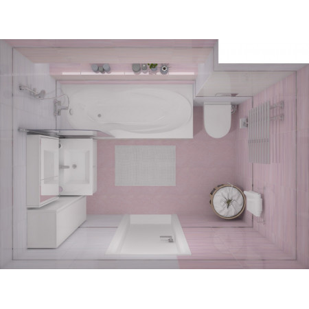 Плитка 34014 Spring розовый 25х50