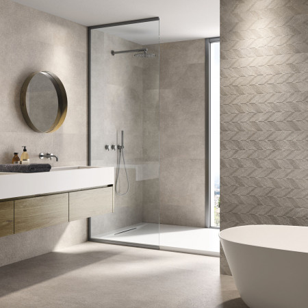 Плитка Craft Asphalt Off White Rect 40x120