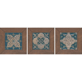 Керамогранит ID59 Меранти беж темный мозаичный 13х13