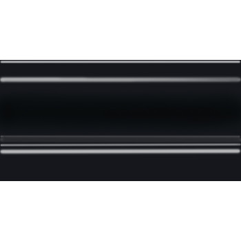 Плитка FMD034 Плинтус Альвао черный матовый 20x10