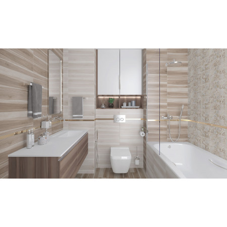 Плитка Ulivo Fresca Декор бежевый 20х50