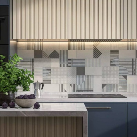 Плитка HGD/A572/17x/11037R Тассо белый матовый обрезной 60x60x0,9