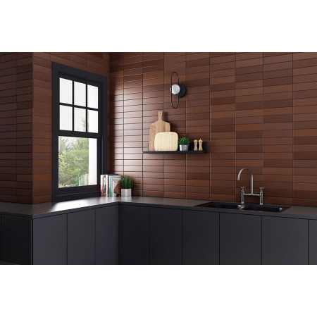 Плитка 26484 Volcanic black 7,5x30
