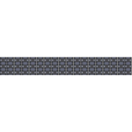 Плитка Бусинка Бордюр разрезной люстрированый Черный 1.3х25