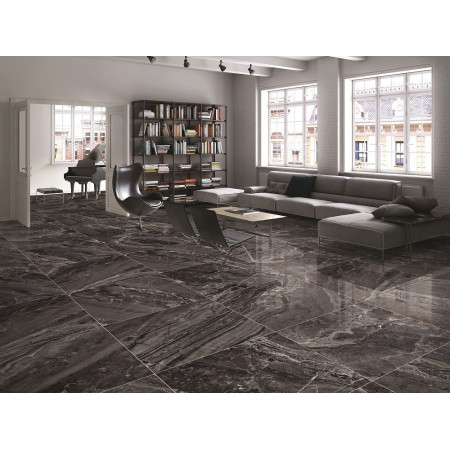 Керамогранит PR115 Titan Black High glossy 600x600