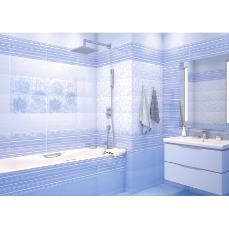 Плитка BW0PIN03 Pion Azul Бордюр 5х50