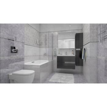 Плитка Afina Бордюр серый 56-03-06-425 5х40