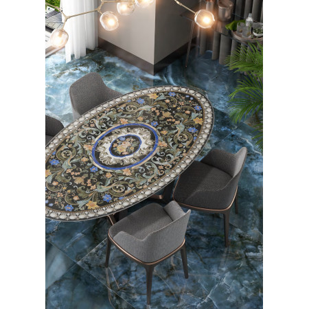 Керамогранит SG595802R Ониче розовый светлый обрезной лаппатированный 119.5*238.5