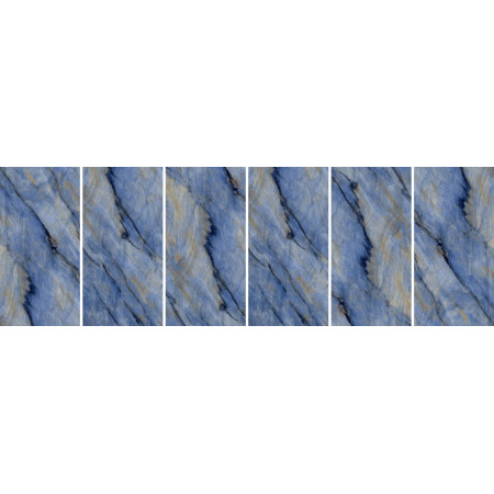 Керамогранит Blend Blue Glossy 75x150