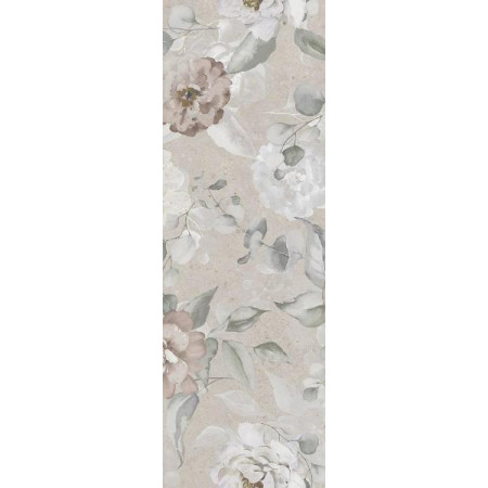 Плитка AZ/A051/2x/14058R Панно Риккарди 1 серый светлый матовый обрезной 80x120