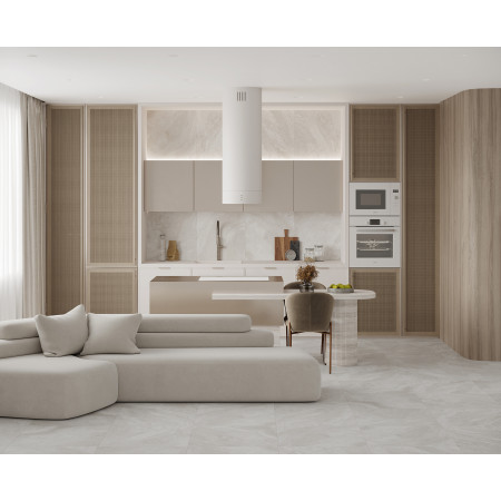 Керамогранит Titan White Cтруктурный 60х120